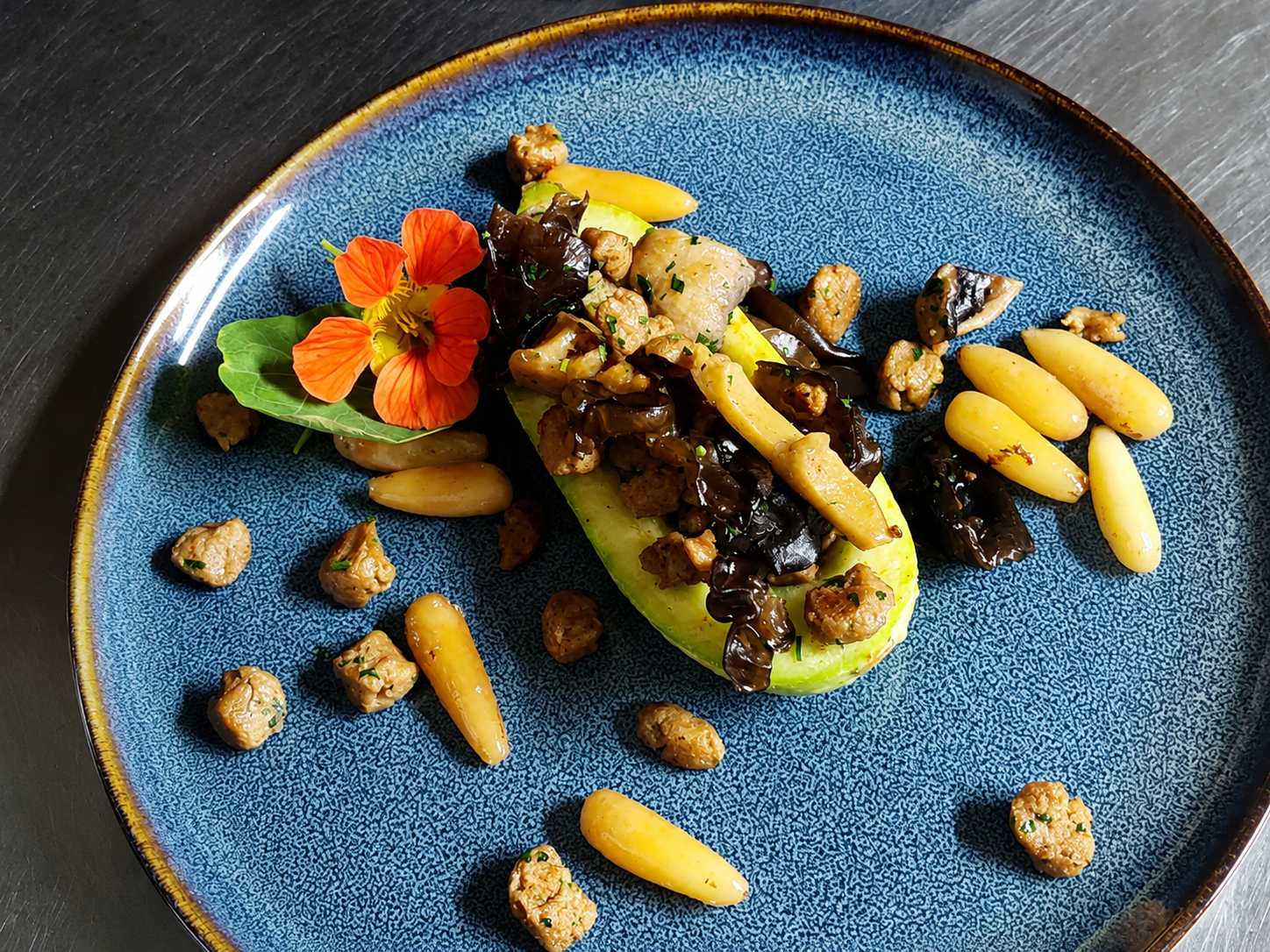 Farm-to-Table-Küche im Landhaus